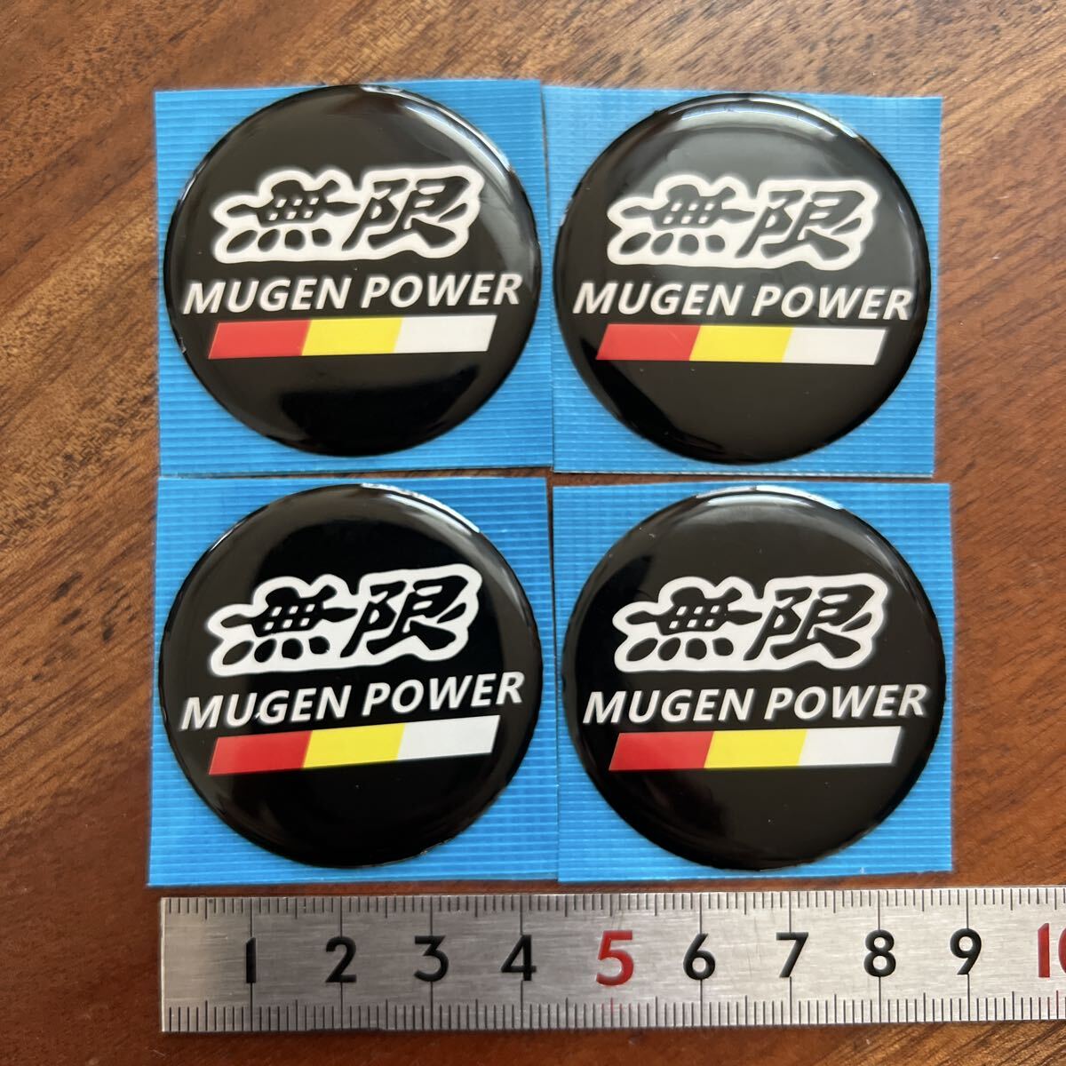 無限 ステッカー 4枚セット φ43mm ホーンボタン/センターキャップ/ドレスアップ ホンダ拍卖