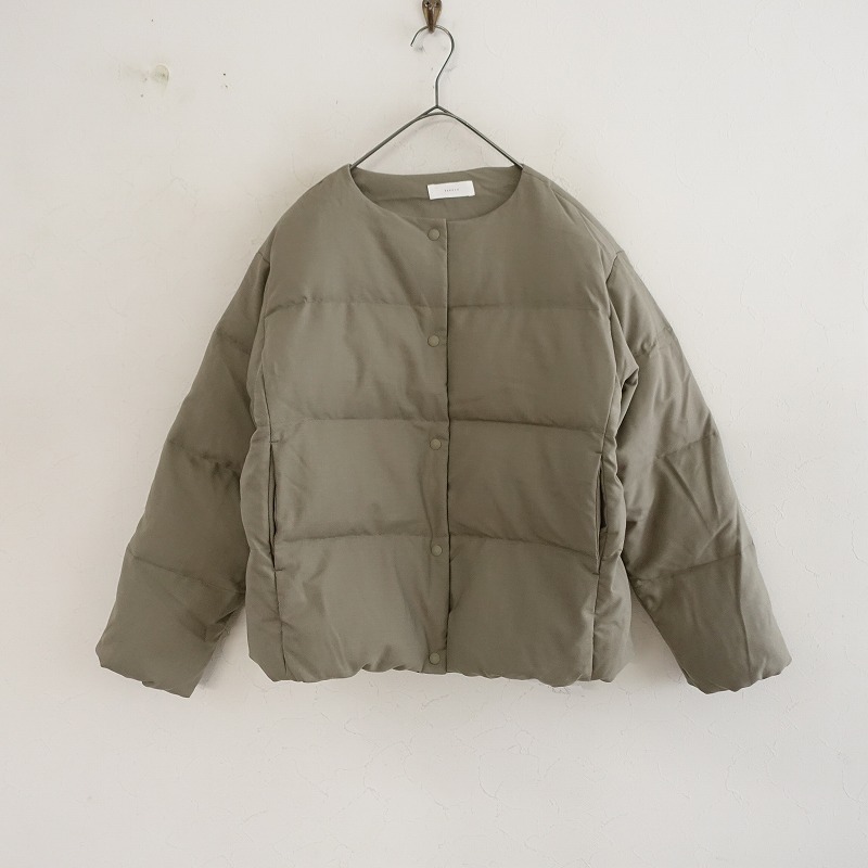 【難あり】かぐれ kagure *ノーカラーダウンジャケット*Fアウター中綿ブルゾンショートコート(jk1-2510-22)【20K52】拍卖