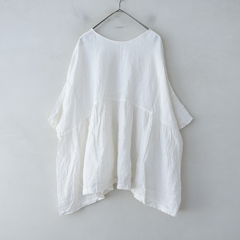 【2025SS/定価2.2万】ジャーナルスタンダード ラックス JOURNAL STANDARD LUXE *60リネンギャザープル*白(25-2510-315)【40K52】拍卖