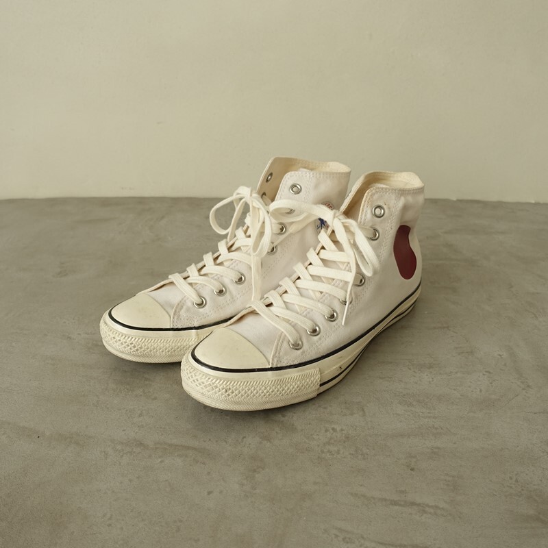 コンバース CONVERSE *ALL STAR ヒノマルHI ハイカットスニーカー US7/JPN25.5/25.5*キャンバスオフ白1125(sh10-2511-5)【92K52】拍卖
