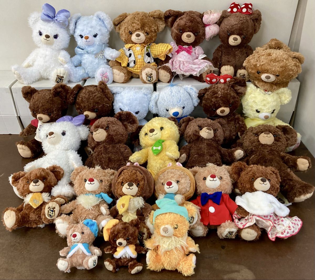 RR752) ディズニーストア ユニベアシティ ぬいぐるみ グッズ 大量セット まとめ売り 現状品 限定 Disney Store 公式拍卖