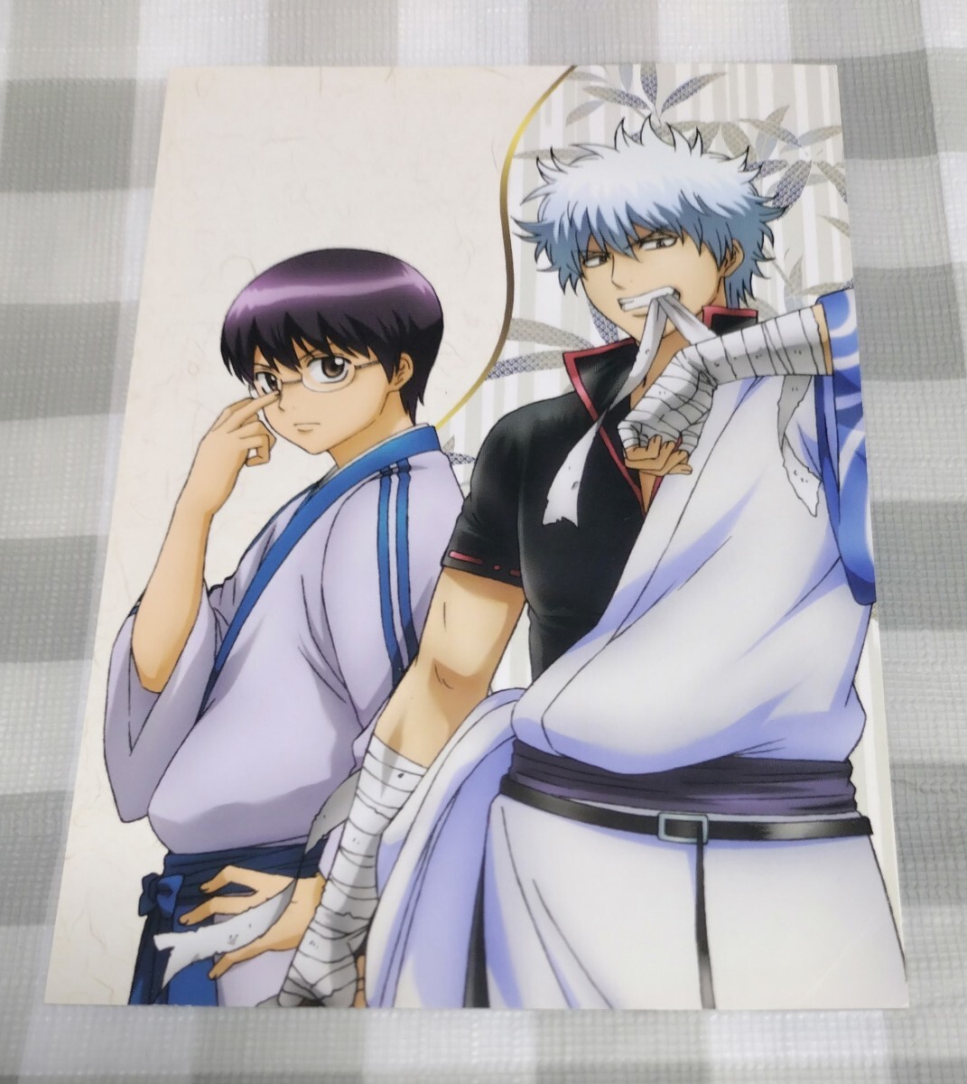 銀魂 ポストカード 坂田銀時、 志村新八拍卖