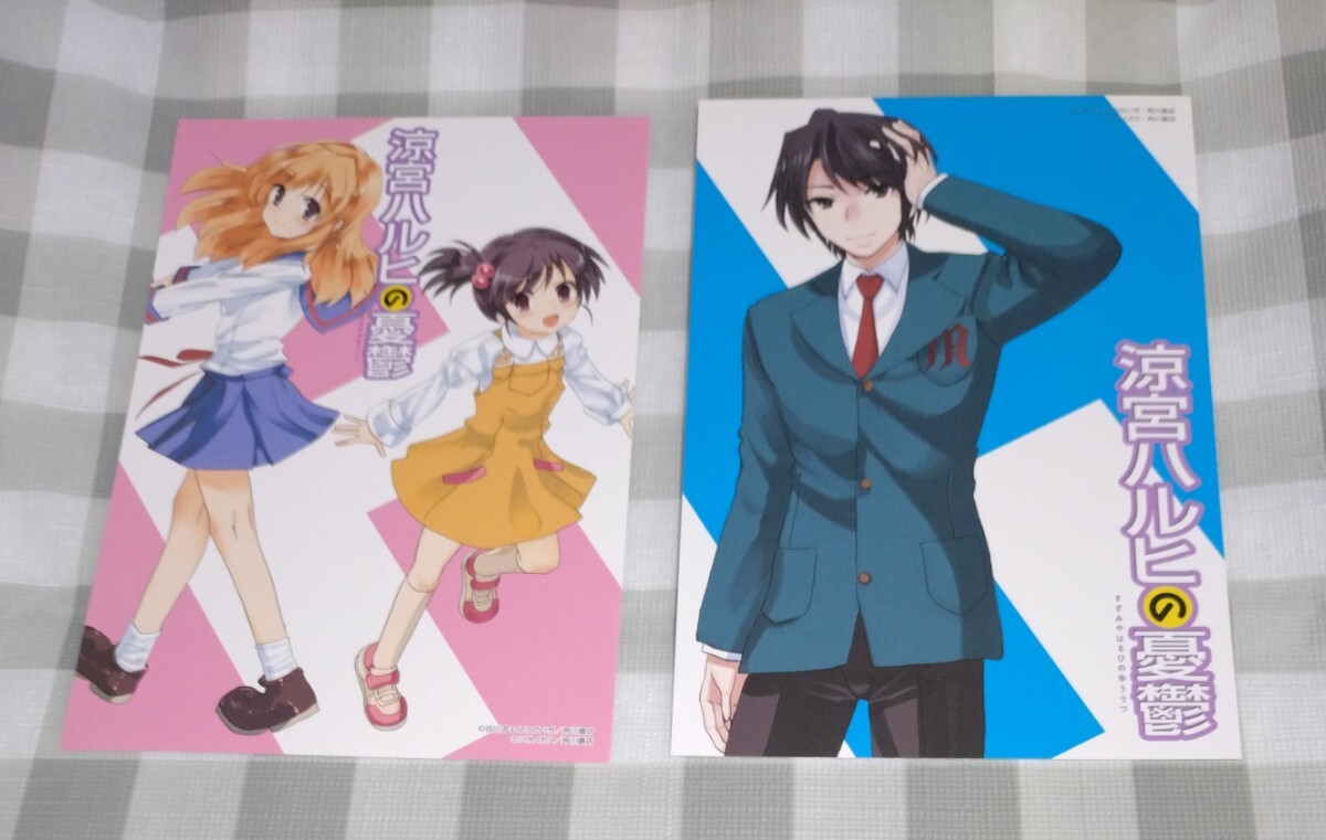 涼宮ハルヒの憂鬱 ポストカード 2枚セット WonderGOO 非売品拍卖