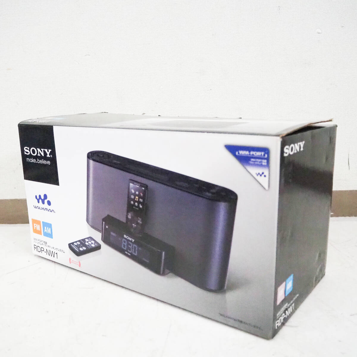 2012年製 SONY ソニー ウォークマン用ドックスピーカー RDP-NW1 ラジオ タイマー パーソナルオーディオドッキングシステム S1868拍卖