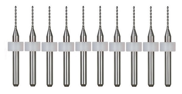 送料無料 精密 マイクロドリル刃 超硬 マイクロドリルビット リューター 精密 極細 1.0mm 10本セット拍卖