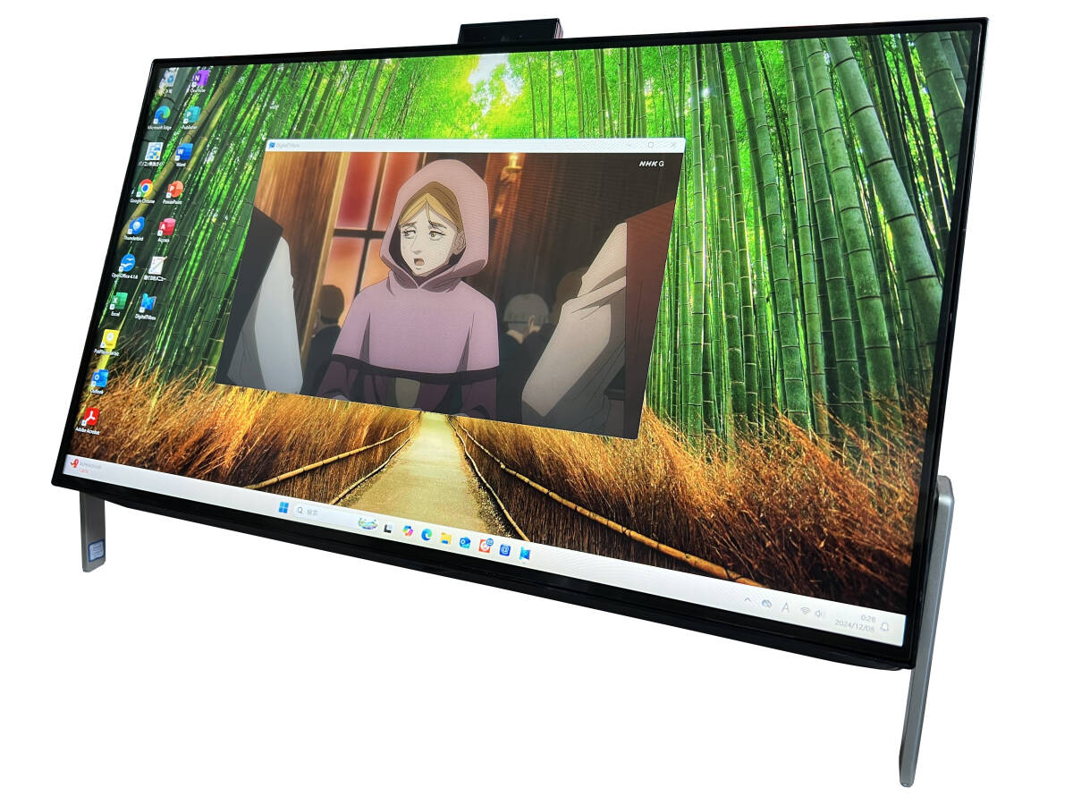 高年式 第7世代最強Core i7-7700HQ メモリ8GB◆SSD512GB+HDD1TB 23.8型狭額縁一体型PC Win11/Office2021Pro/WEBカメラ/3波テレビ/FH77/B3拍卖