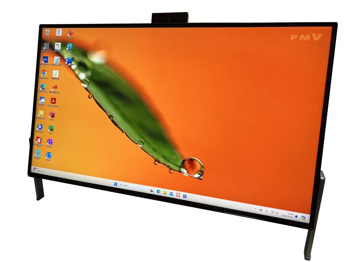 高年式 第8世代最強Core i7-8750H メモリ16GB◆新SSD512GB+HDD1TB 23.8型狭額縁一体型PC Win11/Office2021Pro/FUJITSU FH73/D1拍卖