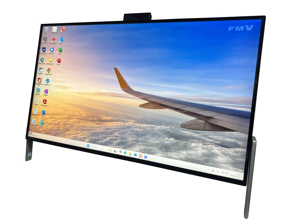 高年式 2020製 第9世代最強Core i7-9750H メモリ32GB◆新SSD1TB+HDD2TB 23.8型狭額縁一体型PC Win11/Office2021Pro/WEBカメラ/WF1/D3拍卖