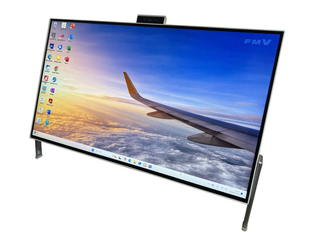 高年式 2020製 第9世代最強Core i7-9750H メモリ32GB◆新SSD1TB+HDD2TB 23.8型狭額縁一体型PC Win11/Office2021Pro/WEBカメラ/WF1/D3拍卖