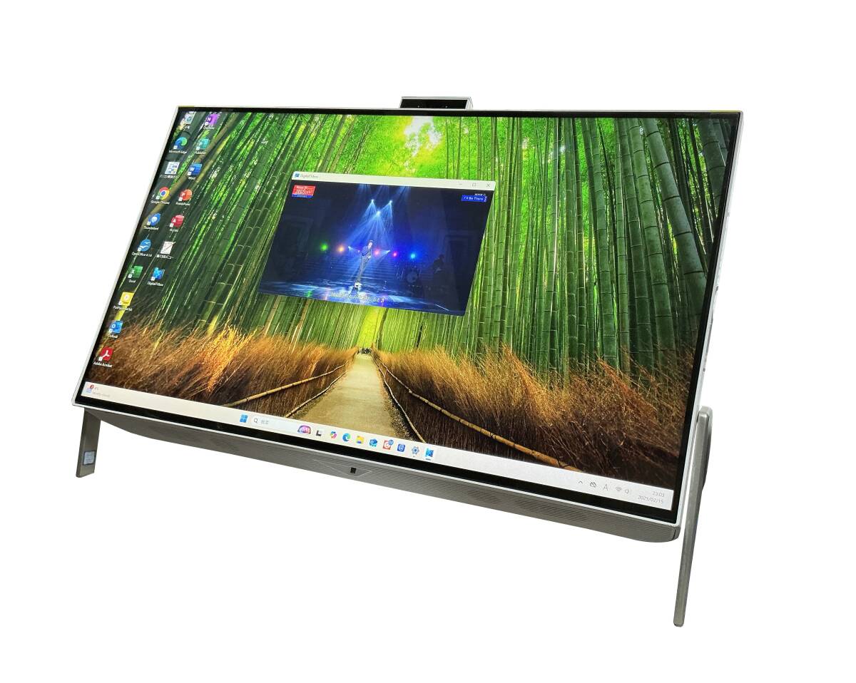 第7世代 Core i3-7100U メモリ8GB◆SSD256GB+HDD1TB 23.8型狭額縁 一体型PC Win11/Office2021Pro/3波テレビ/WEBカメラ/WF1/B3拍卖