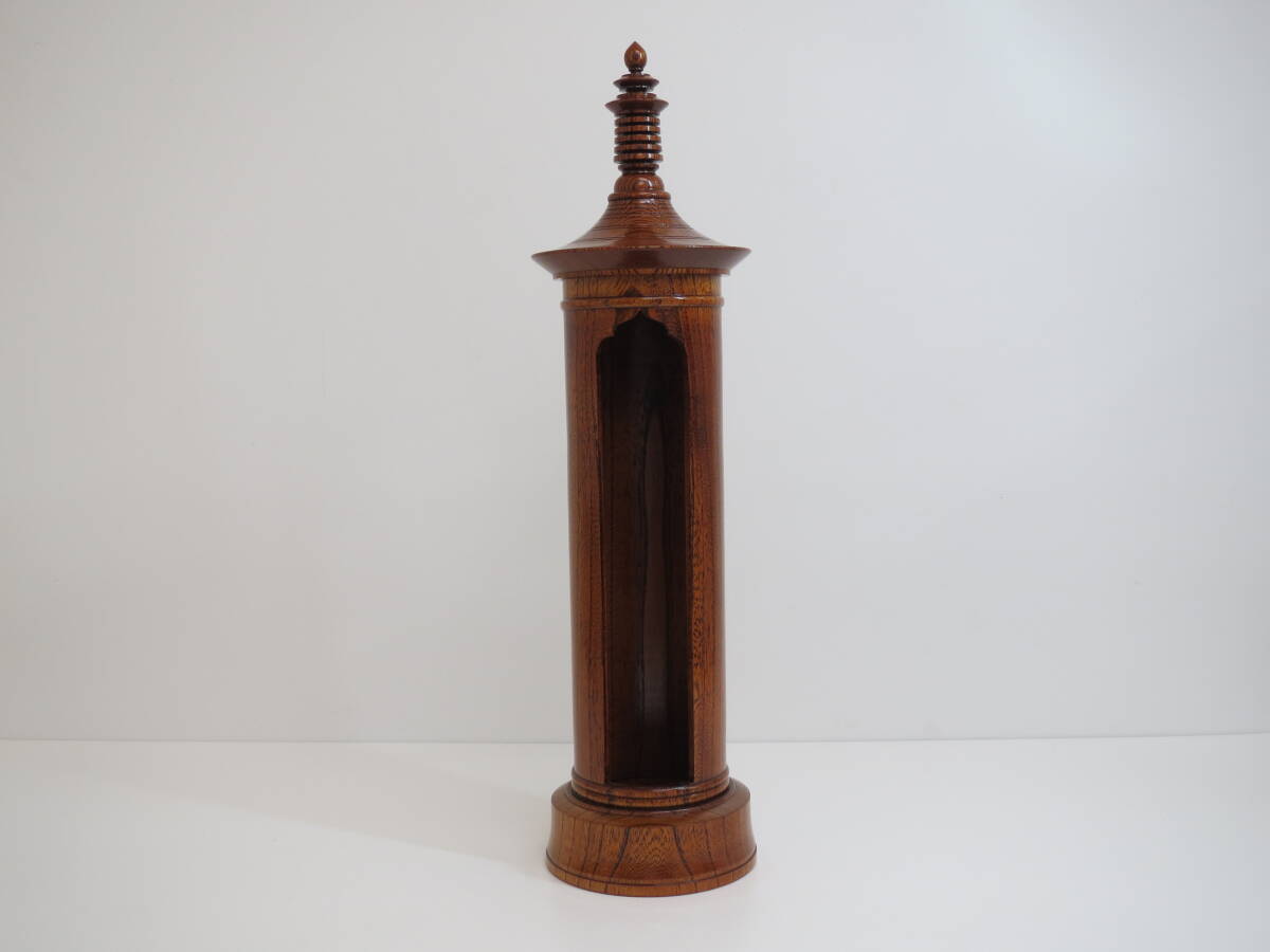 (c-14) 福田芳朗 (芳雄) 祈願塔 天然目・漆拍卖