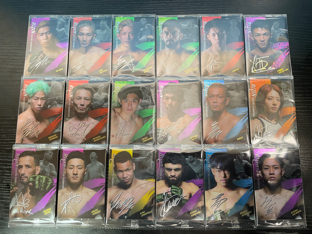 最新★RIZINウエハース '25 18種セット(レア有)★ライジン カード拍卖