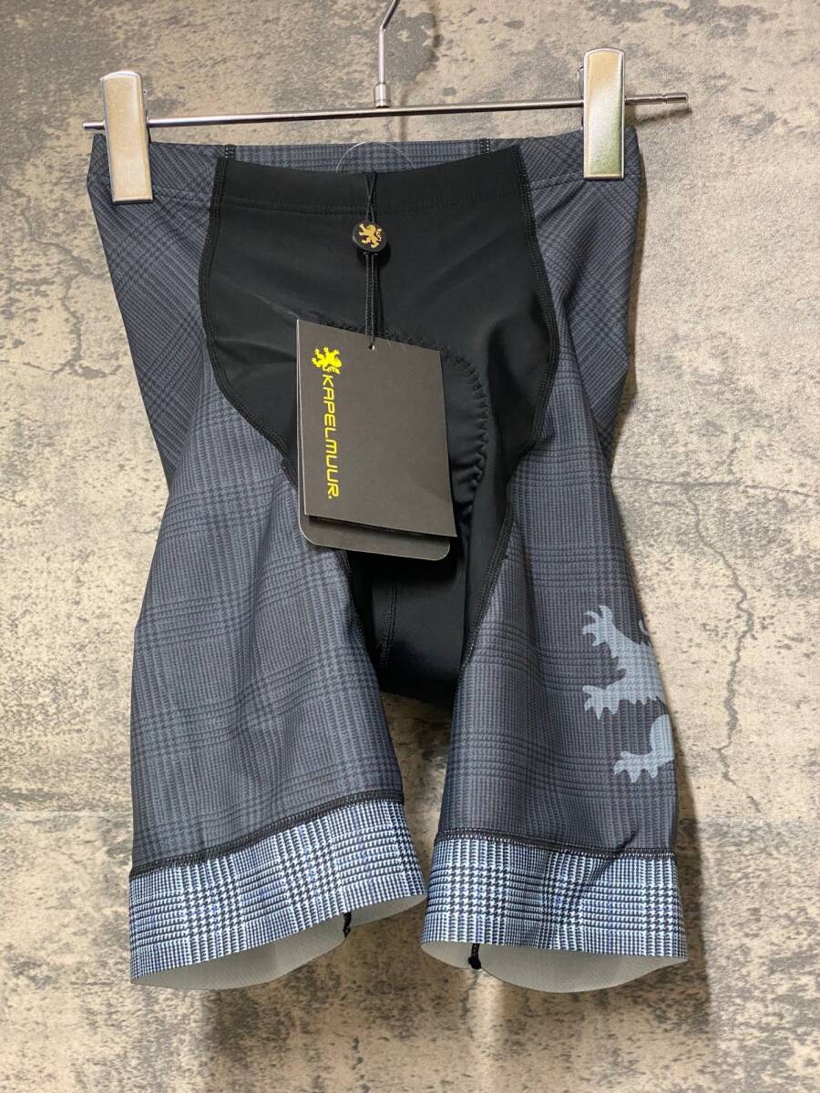 JO528 カペルミュール KAPELMUUR レーサーパンツ グレー チェック レディース S 未使用拍卖
