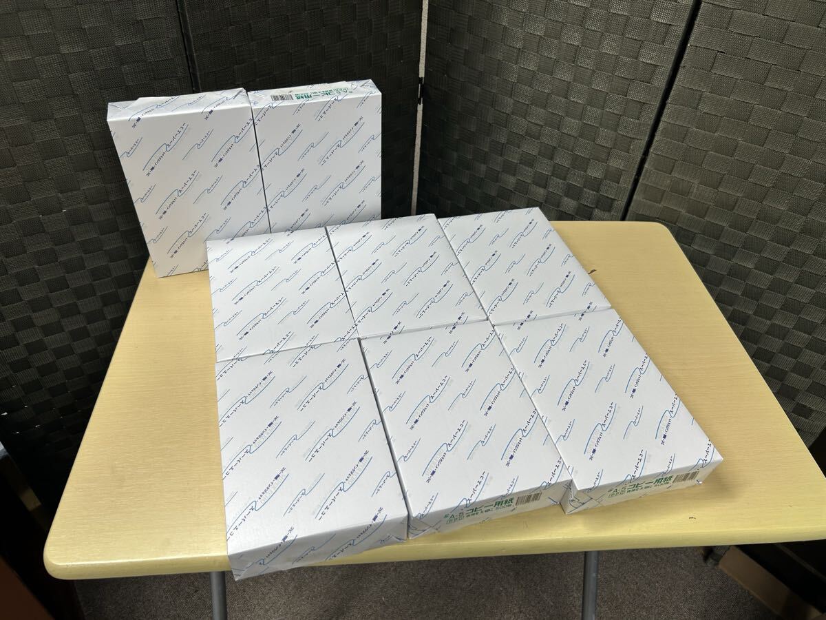 【新品・未開封品!/おまとめ8セット】コピー用紙 A5 オフィス用品 事務用品 紙 インクジェット スーパーエコー 拍卖