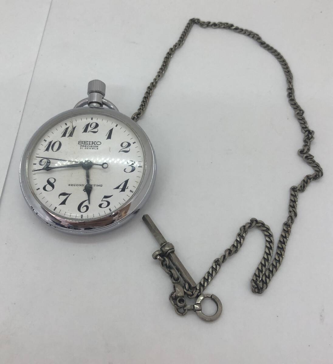 SEIIKO セイコー プレシジョン 自動巻き 懐中時計 鉄道時計 拍卖