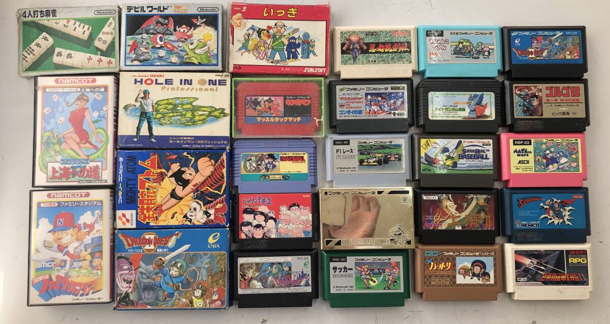 1円スタート! ジャンク品 ゲーム各種 ファミコン 拍卖
