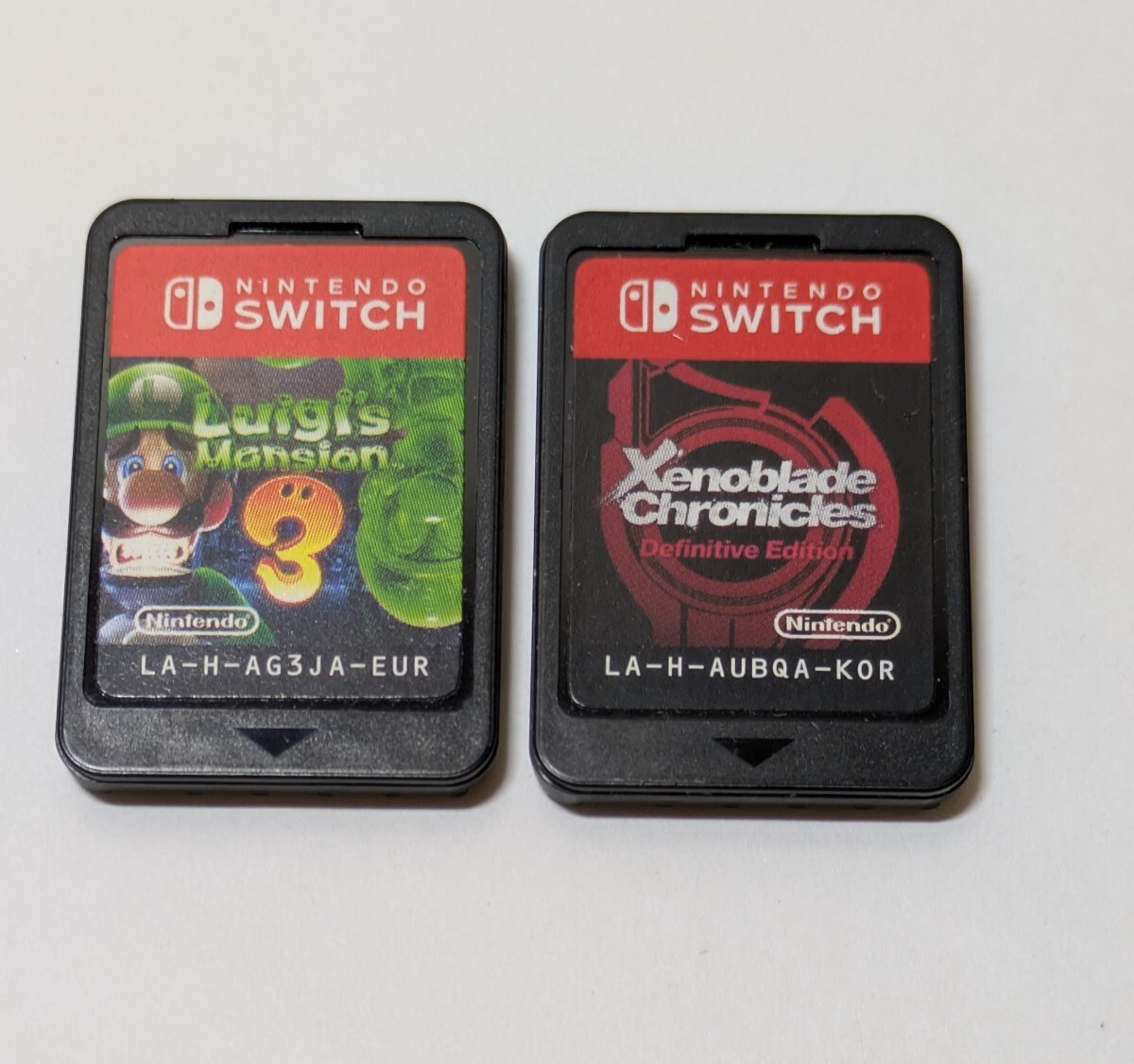 4903送料無料 ソフトのみ ニンテンドー スイッチ ※KOR版 ゼノブレイドクロス ディフィニティブエディション ※EUR版 ルイージマンション3拍卖