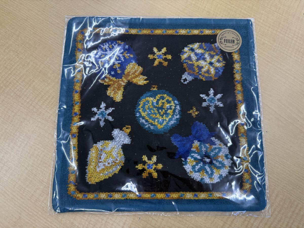 n ネコポスB ダズリングオーナメント フェイラー ハンカチ FEILER タオルハンカチ 未使用拍卖