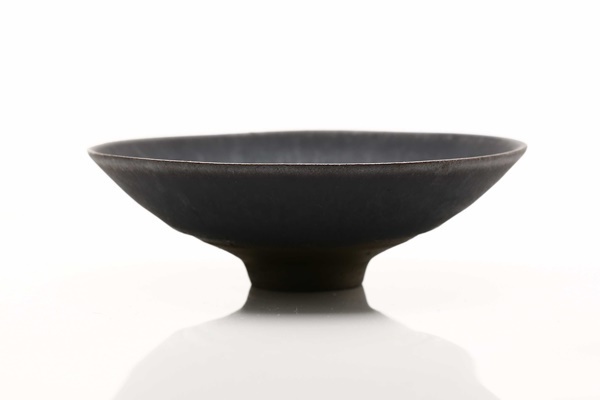 R2129 鉄釉 窯変 天目 杯 平盃 ぐい呑 盃 酒盃 酒杯 酒器 作家物拍卖