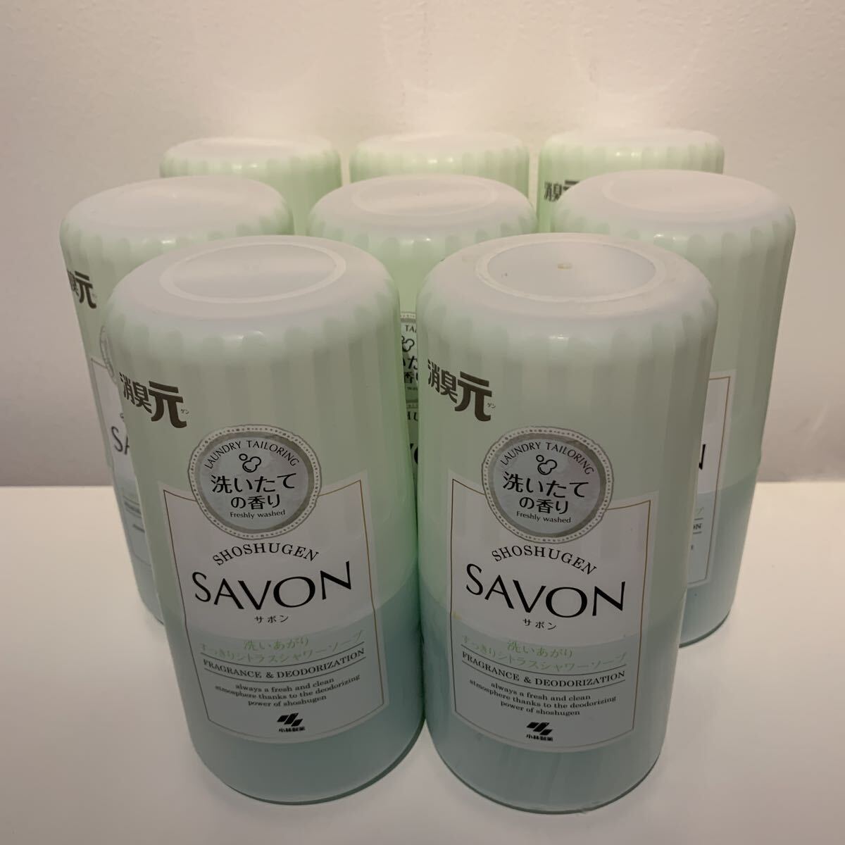 新品未使用品 消臭元 サボン シトラスシャワーソープ 日本製 8個セット拍卖
