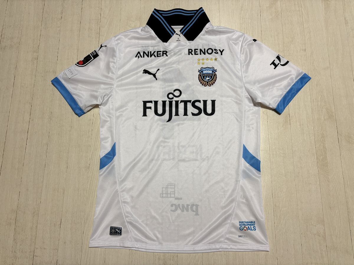 2025 川崎フロンターレ ジェジエウ 選手支給 新品未使用 AWAY 2nd ユニフォーム 4番 非売品 PUMA製 J1通算100試合出場達成拍卖