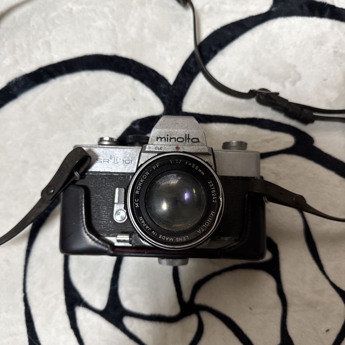 minolta SRT 101 MC ROKKOR-PF 1:1.7 f=55mm レンズ付き ジャンク拍卖