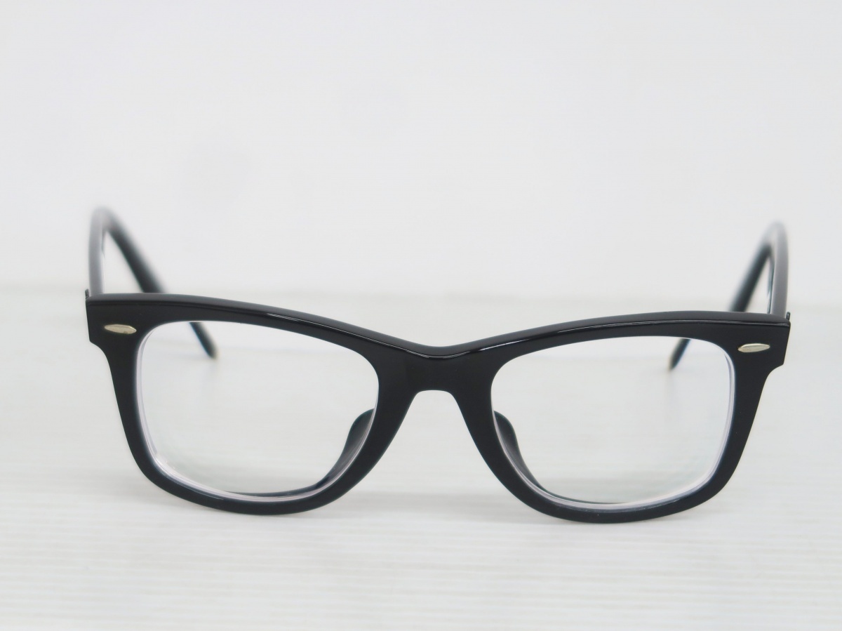 Ray-Ban レイバン WAYFARER ウェイファーラー RB2140F 度あり ウェリントン メガネフレーム拍卖