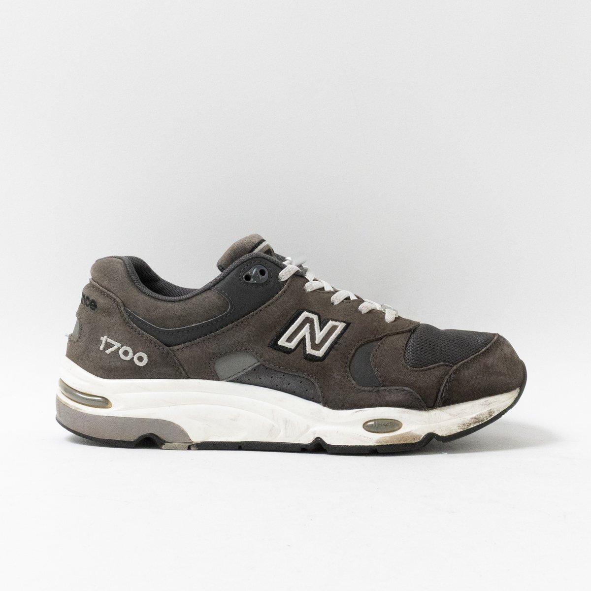 【1円スタート】 New Balance ニューバランス D CM1700JC US9 27cm メッシュ スエード チャコールグレー スニーカー メンズ NB 1700拍卖