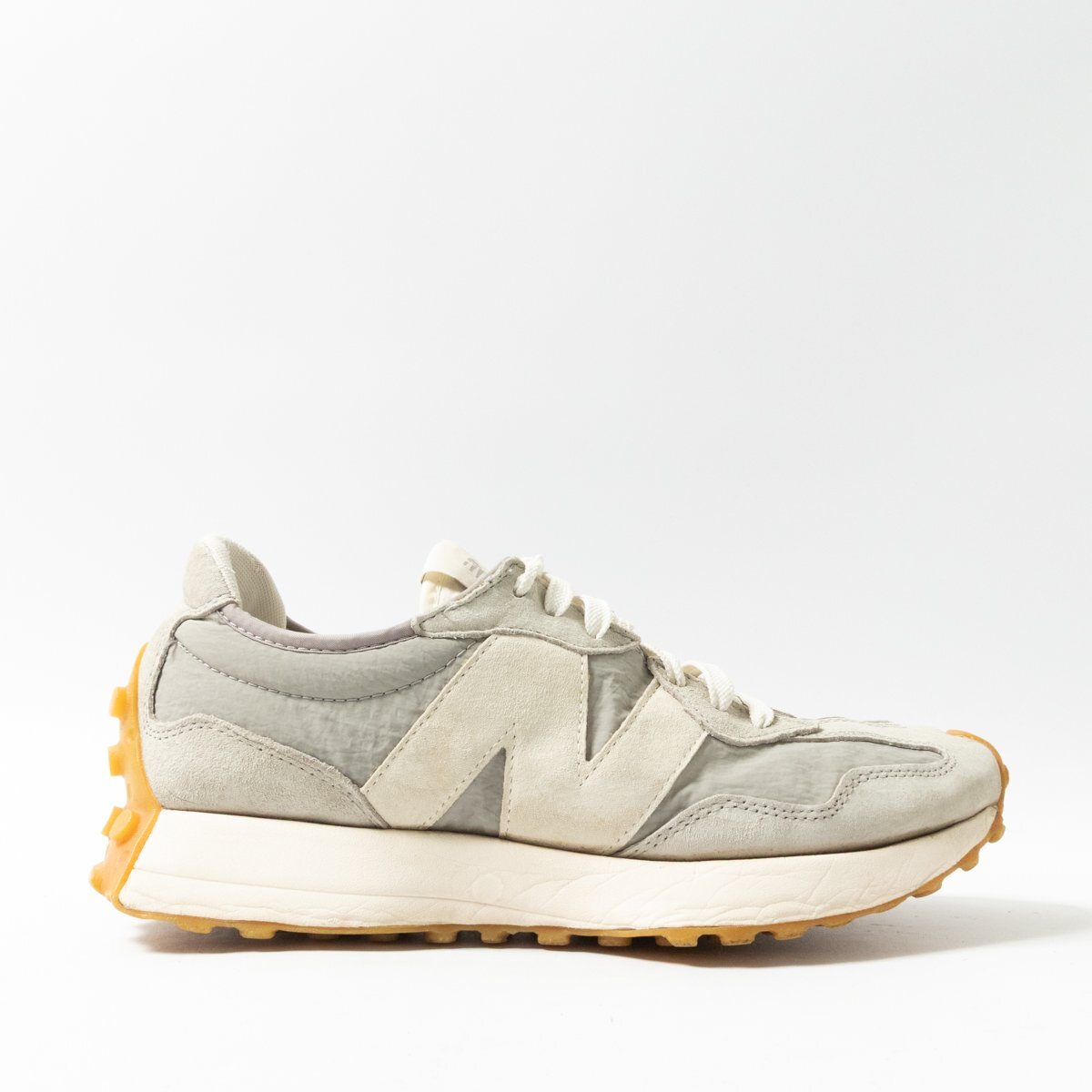 【1円スタート】New Balance ニューバランス MS327KA1 US9.5 27.5cm NB メンズ グレー カジュアル ローカット スニーカー 靴 スエード拍卖