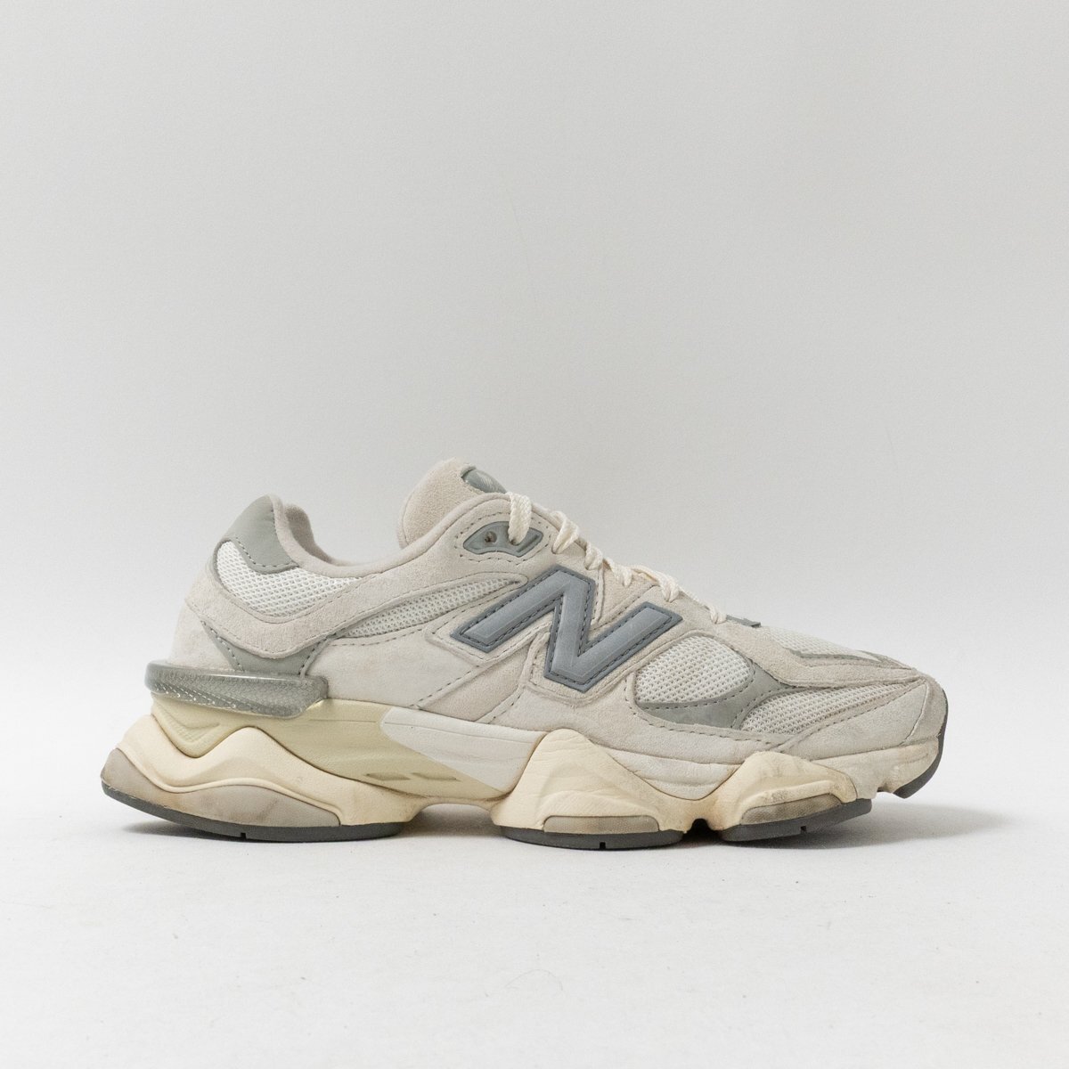 【1円スタート】 New Balance ニューバランス D U9060ECA US5 23cm メッシュ スエード グレー ランニング スニーカー NB 9060 レディース拍卖