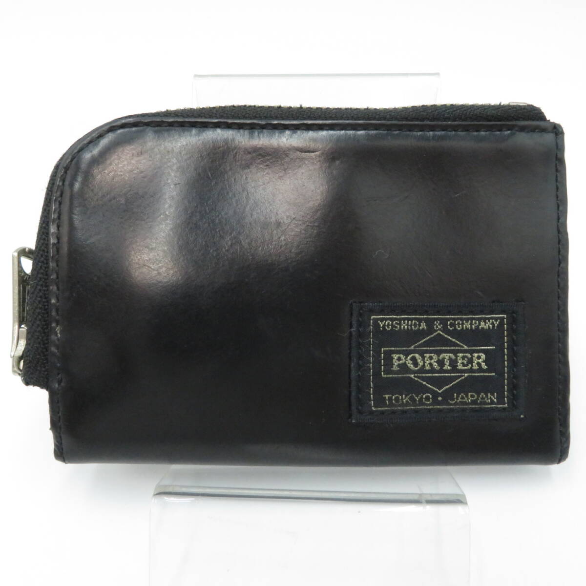 キーケース◆POTER ポーター JACKSON Pollock 4連キーケース コインケース ブラック系 中古 USED ●AS4818■拍卖