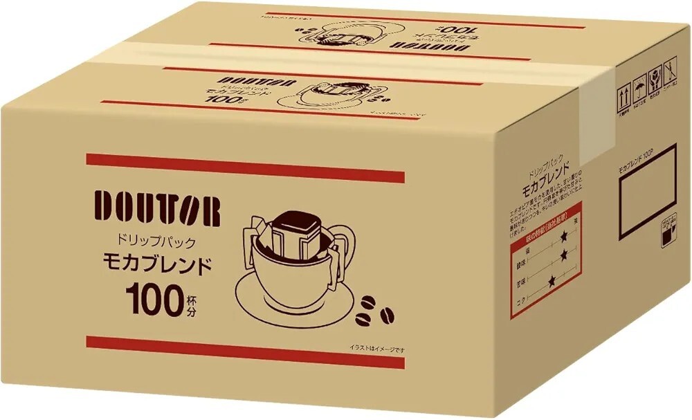 ドトールコーヒー ドリップパック モカブレンド 100杯分拍卖