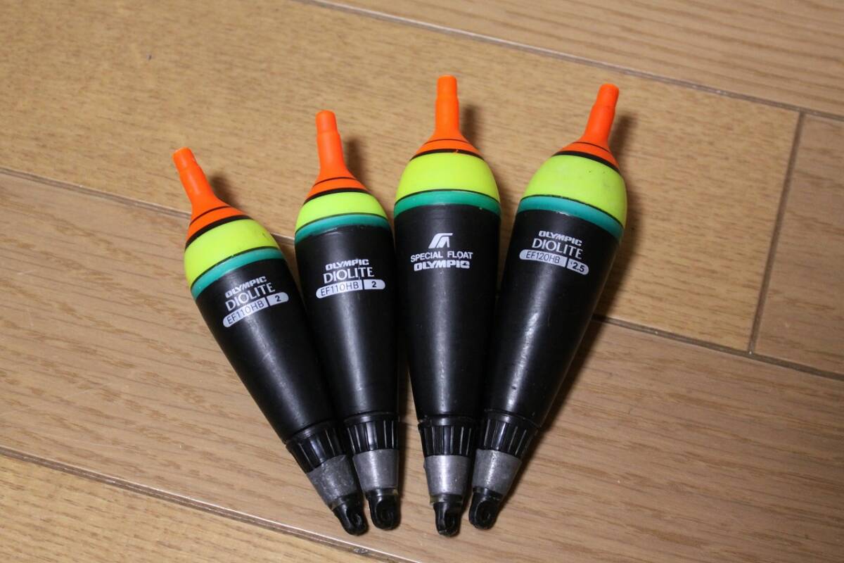 電気ウキ オリンピック 2.5号2個 2号2個 おまけリチウム電池(中古)拍卖