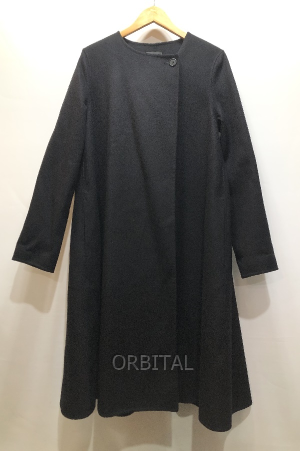 経堂) セオリー Theory ウール カシミヤ コート LUXE NEW DIVIDE cloak coat サイズS ブラック ベルト欠品拍卖