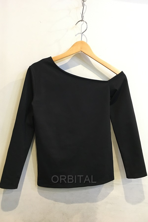 二子玉)KEINA RITA ケイナリタ Cut Off Top 007 カットオフトップス ストレッチカットソー ワンショルダー 定価22,000円 38拍卖