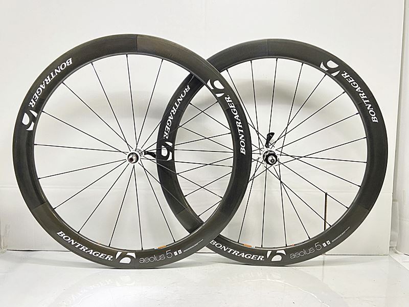 ボントレガー BONTRAGER アイオロス AEOLUS 5 ホイールセット シマノフリー 11速 リムブレーキ チューブラー カーボン【値下げ】拍卖