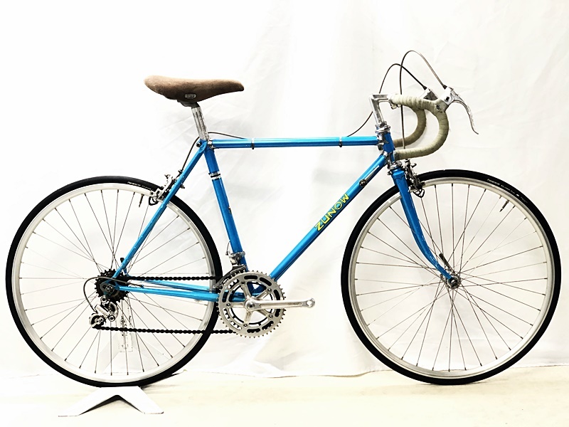 訳アリ ズノウ ZUNOW ペンタグラ PENTAGLA 650C DURA-ACE 年式不明 クロモリ ロードバイク ブルー【値下げ】拍卖