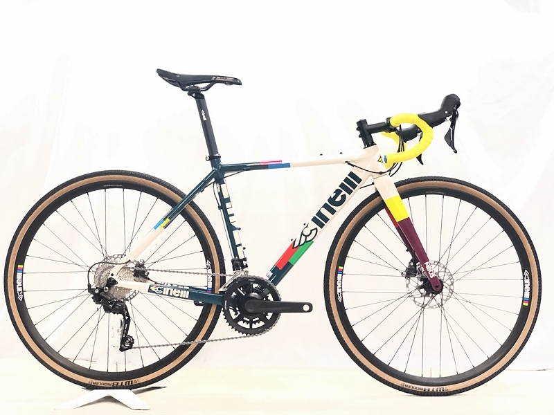 未走行品 チネリ CINELLI ジデコ ZYDECO SHIMANO GRX RX400 2023-24年 グラベルロード ロードバイク 49サイズ マルチカラー ☆【値下げ】拍卖
