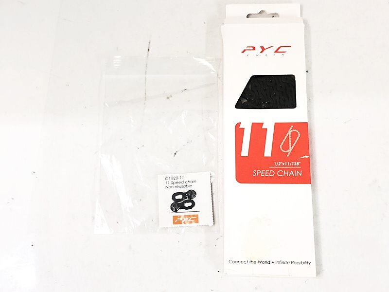 未使用品 ピーワイシーチェーン PYC CHAIN 11速 スピードチェーン SPEED CHAIN SP1101 PVD-DLC【値下げ】拍卖