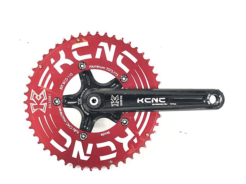 ケーシーエヌシー KCNC シルバーボーン RD1 SILVERBONE RD1 50T/170mm クランクセット拍卖