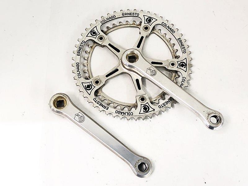 カンパニョーロ CAMPAGNOLO スーパーレコード コルナゴ刻印 SUPER RECORD COLNAGO 52-42T/170mm クランクセット拍卖