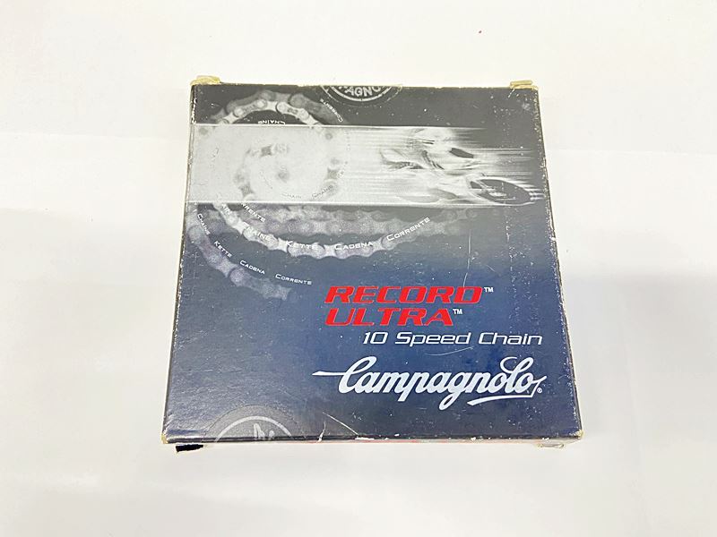 未使用 未開封品 カンパニョーロ CAMPAGNOLO 10速用 チェーン CN4-REX RECORD C10 ULTRA CHAIN拍卖