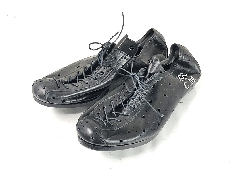 デュジー DUEGI サイクリングシューズ VINTAGE CYCLING SHOES サイズ不明 アウトソール全長24cm拍卖