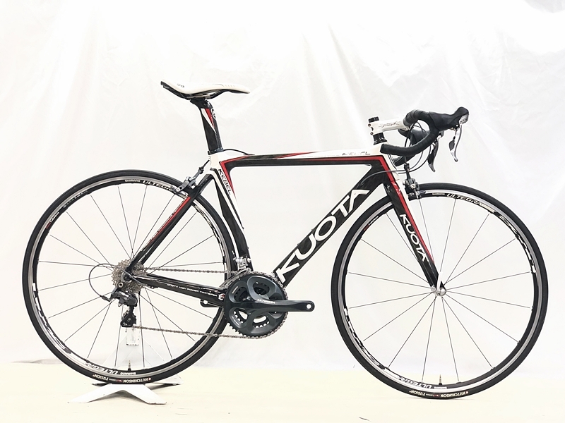 クオータ KUOTA ケベル KEBEL SHIMANO ULTEGRA/105 MIX 2012年 カーボンロードバイク Sサイズ ブラック/ホワイト/レッド拍卖