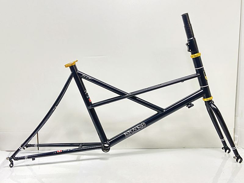 ブルーノ BRUNO ベンチュラ VENTURA ミニベロ フレームセット 2014年頃 385サイズ クロモリ ブラック拍卖