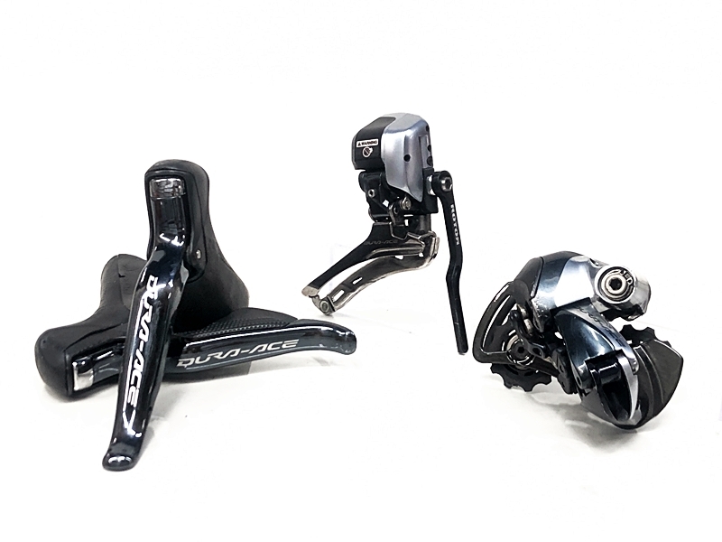 シマノ SHIMANO デュラエース DURA-ACE ST-9070 2×11速 FD-9070 直付け RD-9070 電動Di2 リムブレーキ コンポセット 〇拍卖