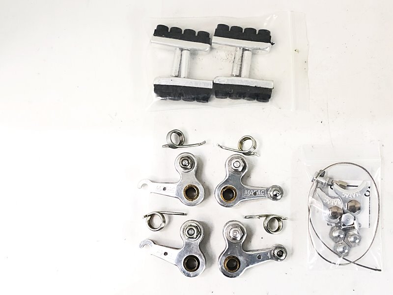 未使用品 マファック MAFAC カンチブレーキ CANTI BRAKE FR SET キャリパーブレーキ前後セット拍卖