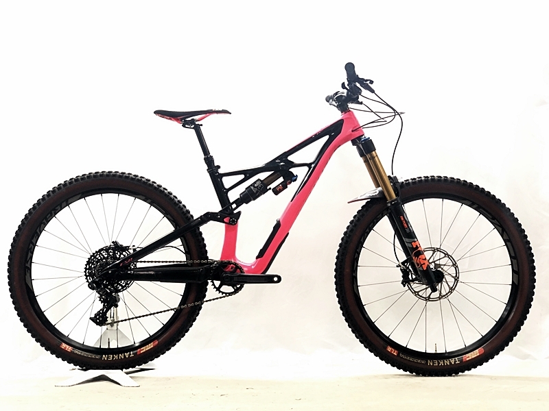● SPECIALIZED ENDURO FSR ELITE CARBON 27.5 2018 フルサス 27.5 カーボン マウンテンバイク Boost規格 Sサイズ ピンク/ブラック拍卖
