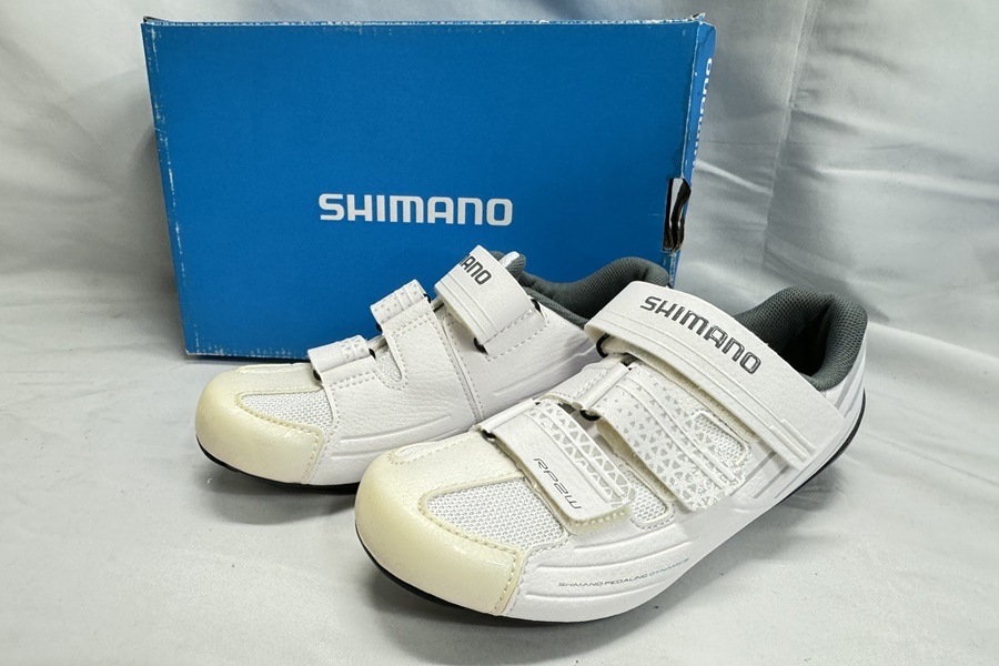 未使用 SHIMANO シマノ RP3 WHITE WT 23.2cm ビンディングシューズ【値下げ】拍卖
