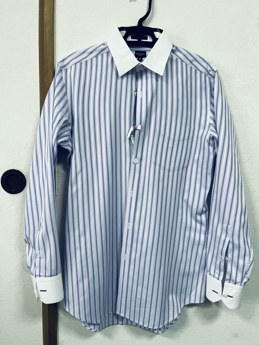 ポールスミス ロンドン ドレスシャツ パープル系 Mサイズ 美品 クリーニング済み拍卖